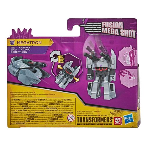Transformers Cyberverse Action Attackers 1-Step Changer Fusion Mega-Shot Megatron