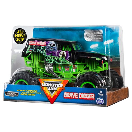 Monster Jam Grave Digger Monster Truck 1:24 Scale Die-Cast Vehicle