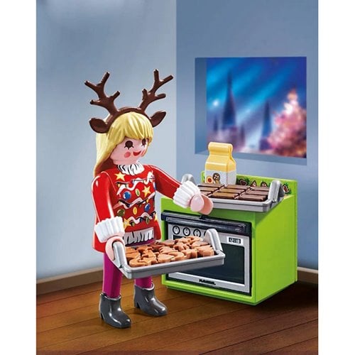 Playmobil 70877 Playmo-Friends Christmas Baker 3-Inch Action Figure