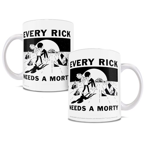 Rick and Morty Every Rick Needs a Morty White Ceramic Mug