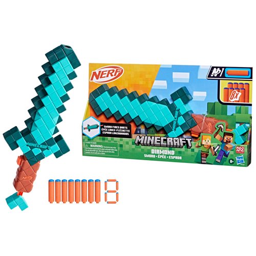 Minecraft Nerf Sword Dart Blaster