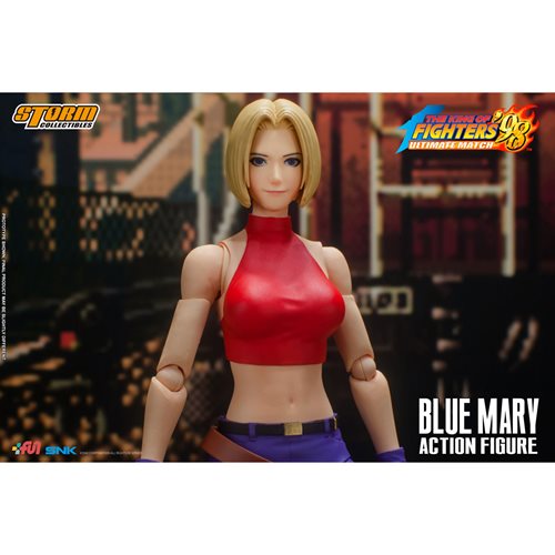 King of Fighters '98 Blue Mary 1:12 Scale Action Figure