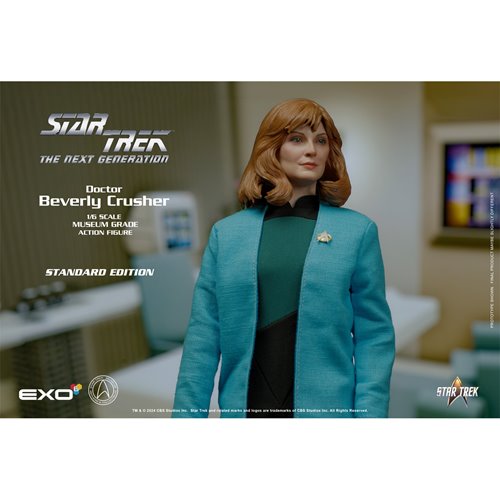 Star Trek: The Next Generation Dr. Beverly Crusher Standard Version 1:6 Scale Action Figure