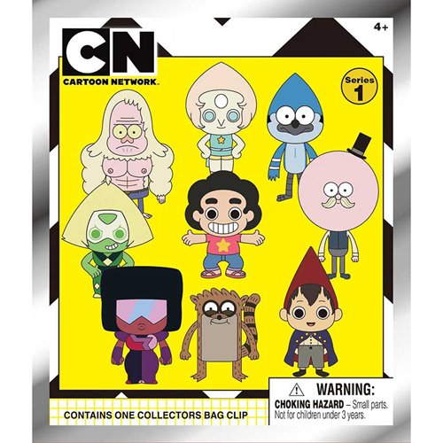 Cartoon Network 3D Foam Bag Clip Display Case of 24