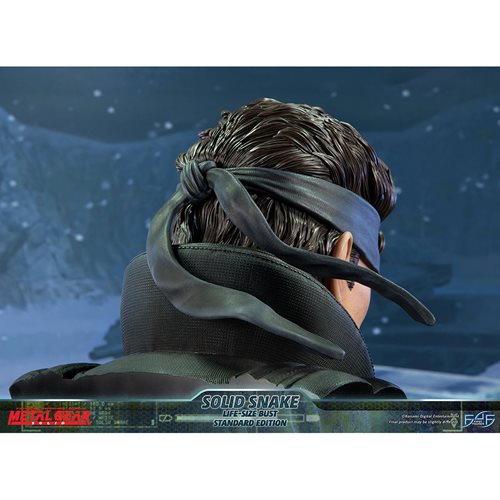 Metal Gear Solid Solid Snake Life-Size 1:1 Scale Bust