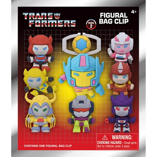 Transformers Series 2 3D Foam Bag Clip Display Case of 24
