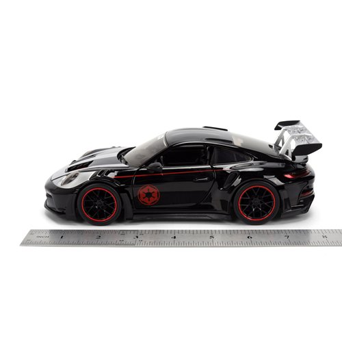 Hollywood Rides Star Wars Porsche 911 GT3 RS 992 1:24 Scale Die-Cast Metal Vehicle with Darth Vader