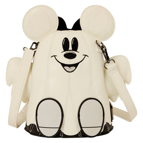 Disney Mickey & Minnie Ghost Glow-in-the-Dark Figural Crossbody Bag