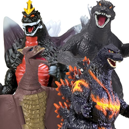 Godzilla Classic 6 1/2-Inch Wave 4 Figure Case