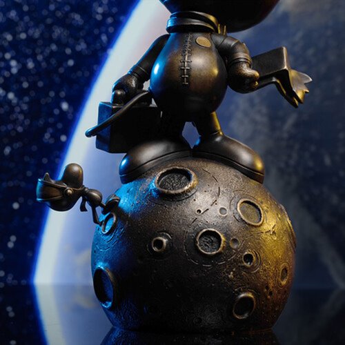 Peanuts Snoopy: First Beagle on the Moon Limited Edition Bronze Statue