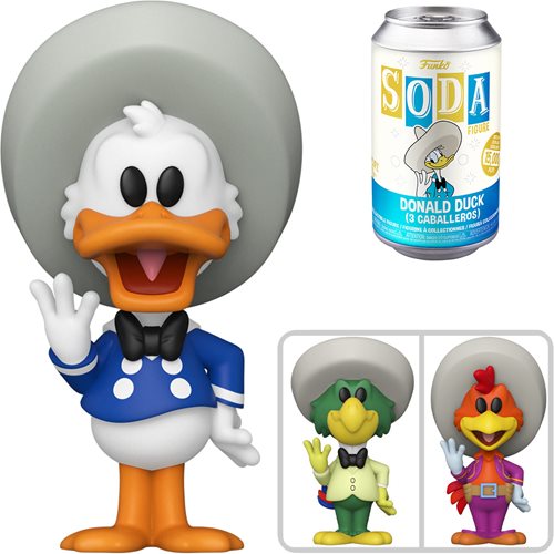 Donald Duck 3 Caballeros Vinyl Soda Figure