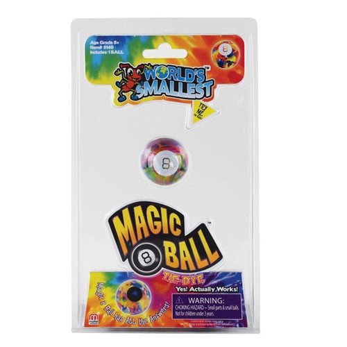 World's Smallest Magic 8 Ball Tie Dye Game