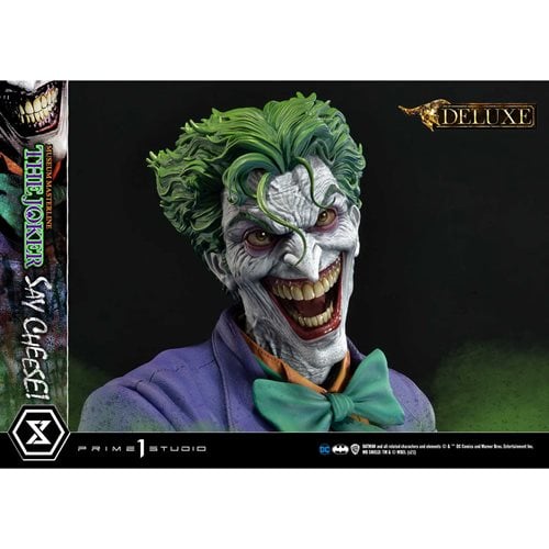 DC Comics The Joker Say Cheese Deluxe w/ Bonus Museum Masterline 1:3 Scale Statue