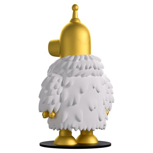 Futurama Collection Bender the Offender Gold Chrome Version Vinyl Figure - Entertainment Earth Exclu
