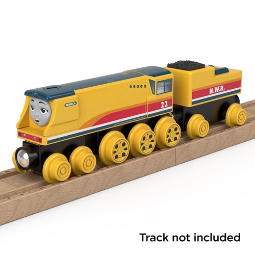 Thomas & Friends Wooden Railway Rebecca Engine and Coal-Car