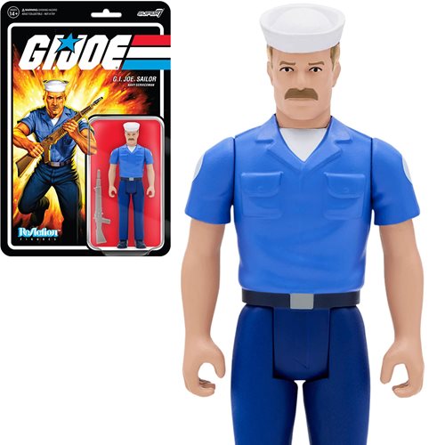 G.I. Joe Blueshirt Mustache (Pink) 3 3/4-Inch ReAction Figure