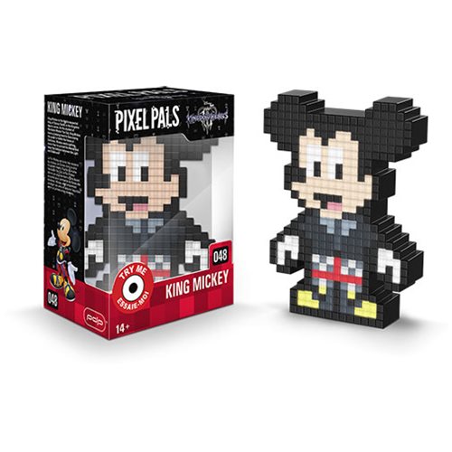 Pixel Pals Kingdom Hearts Mickey Mouse Collectible Lighted Figure