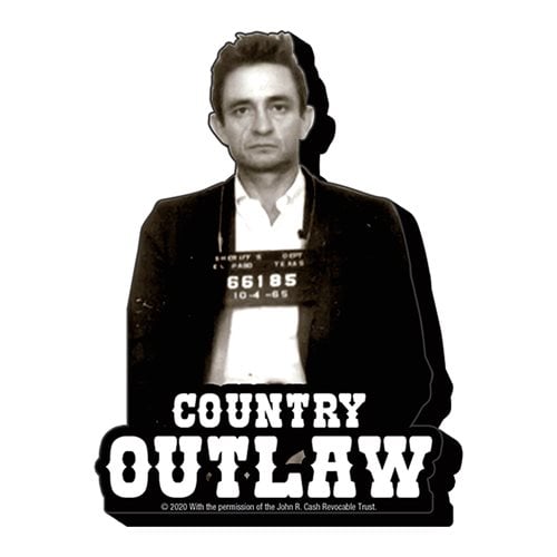 Johnny Cash Outlaw Funky Chunky Magnet