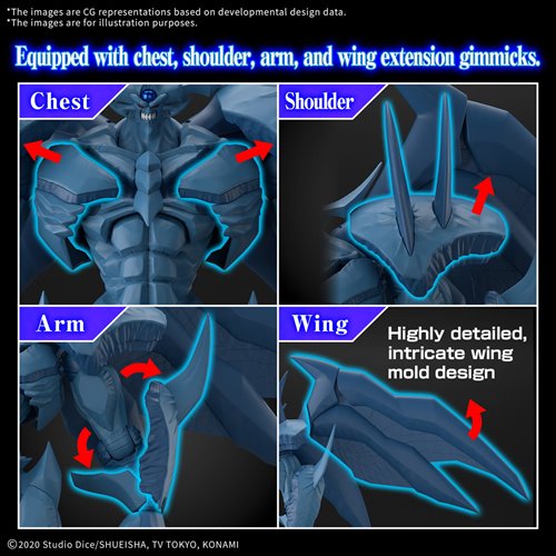 Yu-Gi-Oh Egyptian God Obelisk The Tormentor Figure-Rise Standard Amplified Model Kit