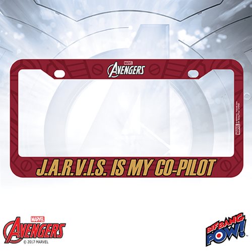 Jarvis is My Co-Pilot License Plate Frame