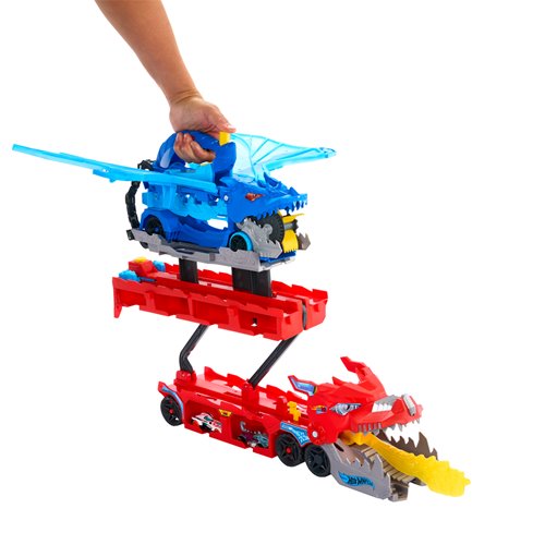Hot Wheels Ultimate Dual Dragon Transporter Playset