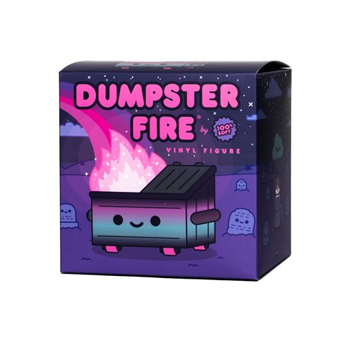 Dumpster Fire Bad Vibes Vinyl Figure - Entertainment Earth Exclusive