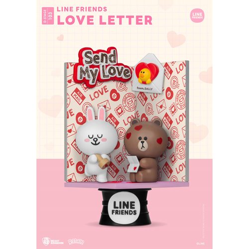 Line Friends Love Letter DS-103 D-Stage 6-Inch Statue