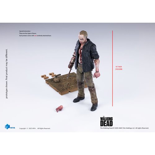 The Walking Dead Merle Walker Version Exquisite Mini Series 1:18 Scale Action Figure