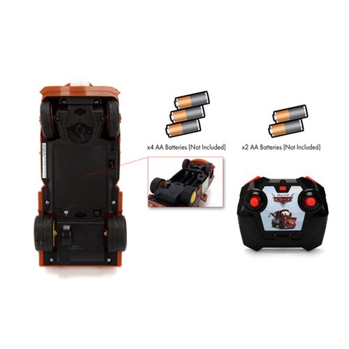 Cars Tow Mater Turbo Racer 1:24 Scale RC Vehicle