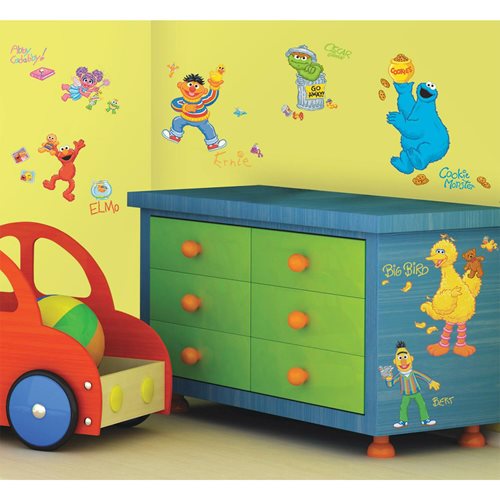 Sesame Street Peel and Stick Wall Decals
