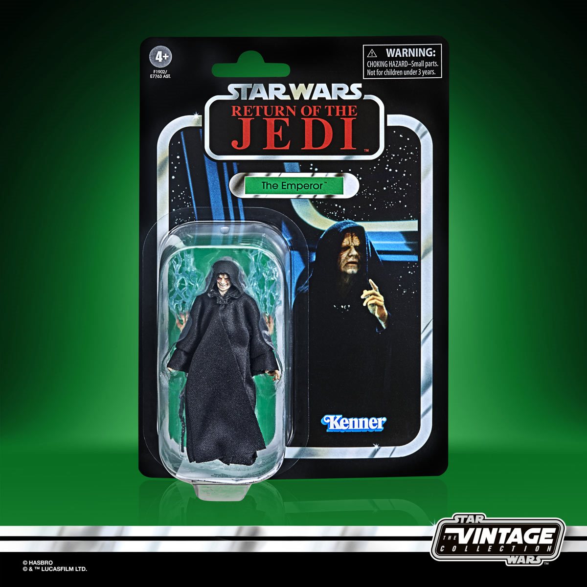 3.75-Inch-Scale Return of The Jedi Action Figure Star Wars The Vintage Collection The Emperor Toy Toys for Kids Ages 4 and Up,F1902 