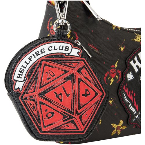 Stranger Things Hellfire Club Glow-in-the-Dark Crossbody Purse