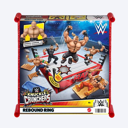 WWE Knuckle Crunchers Rebound Ring Playset and Action Figure