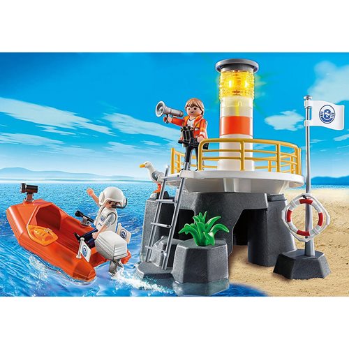 Playmobil 5626 Lighthouse with Rescue Raft