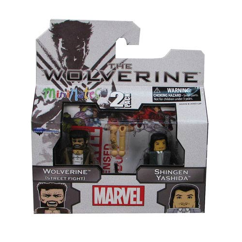 Marvel Minimates Series 52 Wolverine and Shingen Minimates
