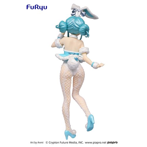Vocaloid Hatsune Miku White Rabbit Pearl Color Ver. BiCute Bunnies Statue