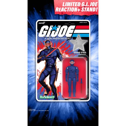 G.I. Joe Snake Eyes (America's 250th Anniversary) 3 3/4-Inch ReAction+ Figure