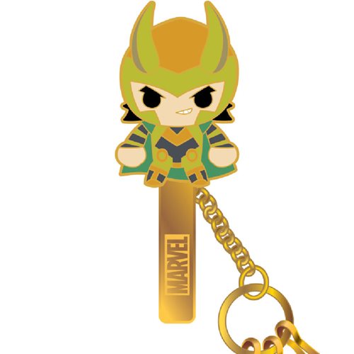 Loki Colored Pewter Key Chain