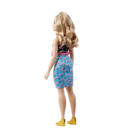 Barbie Fashionista Doll #202 with Girl Power-Print Outfit