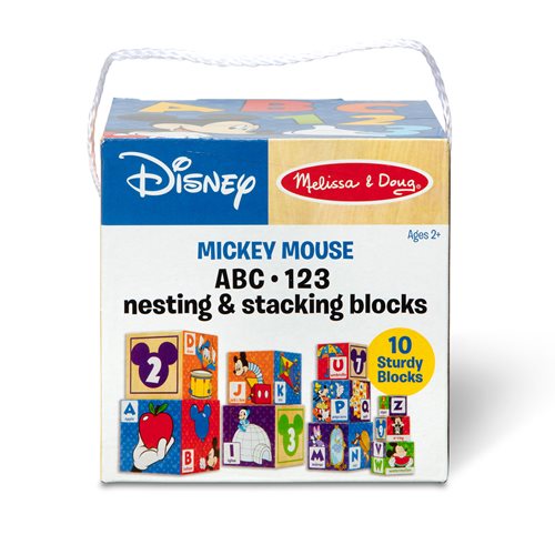Mickey Mouse ABC-123 Nesting and Stacking Blocks