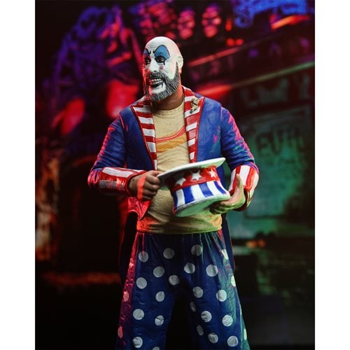 House of 1000 Corpses Captain Spaulding Tailcoat 20th Anniversary 7-Inch Scale Action Figure