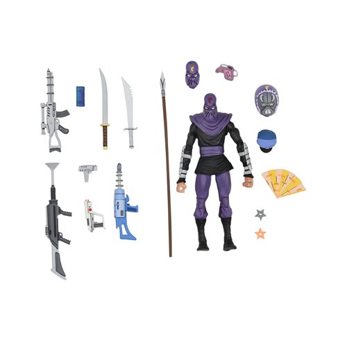 Teenage Mutant Ninja Turtles (1987 Cartoon) Foot Soldier Deluxe Figure 7-Inch Scale Action Figure
