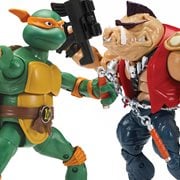 TMNT Classic Michelangelo vs. Bebop Action Figure 2-Pack