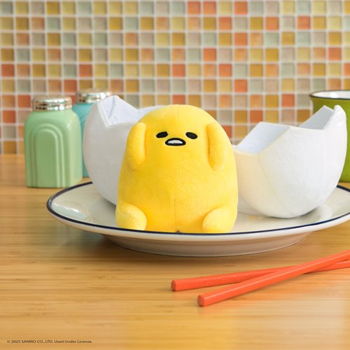 Sanrio Gudetama In Eggshell 5-Inch Plush