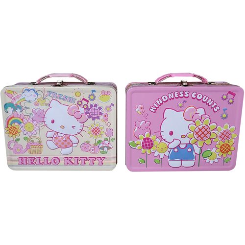 Hello Kitty Carry All Tin Box Set of 2