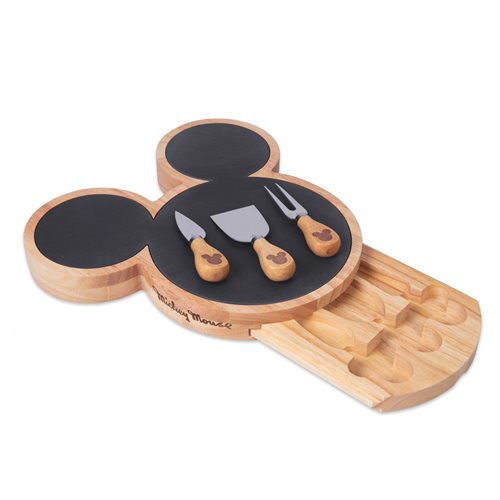 Mickey Mouse Slate Cheese Board with Cheese Knife Set