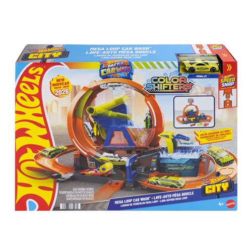 Hot Wheels City Mega Car Wash Playset