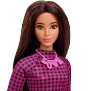 Barbie Fashionistas Doll #188 with Black and Pink Checkered Dress