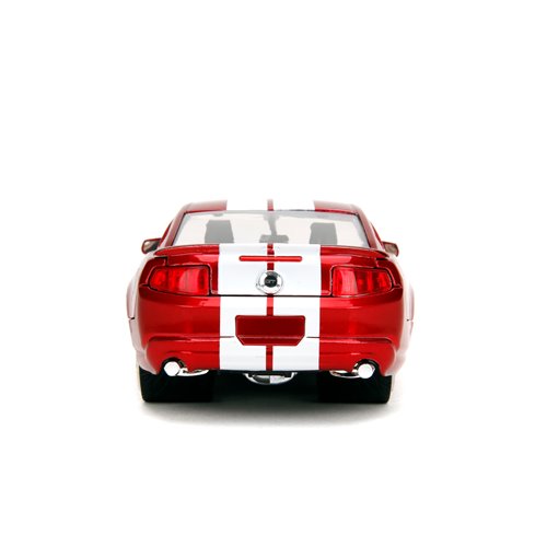 Bigtime Muscle 2010 Red Ford Mustang GT 1:24 Scale Die-Cast Metal Vehicle