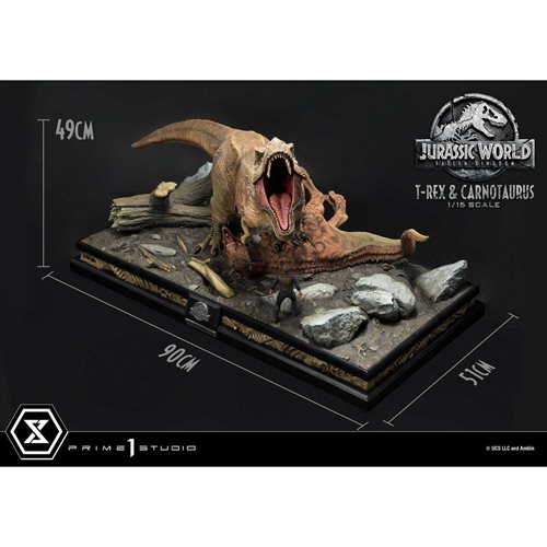 Jurassic World: Fallen Kingdom T-Rex and Carnotaurus Legacy Museum Collection 1:15 Scale Diorama